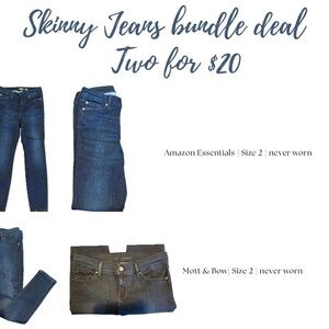 Amazon Essentials Women's Classic Blue Skinny Jeans